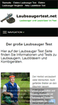 Mobile Screenshot of laubsaugertest.net